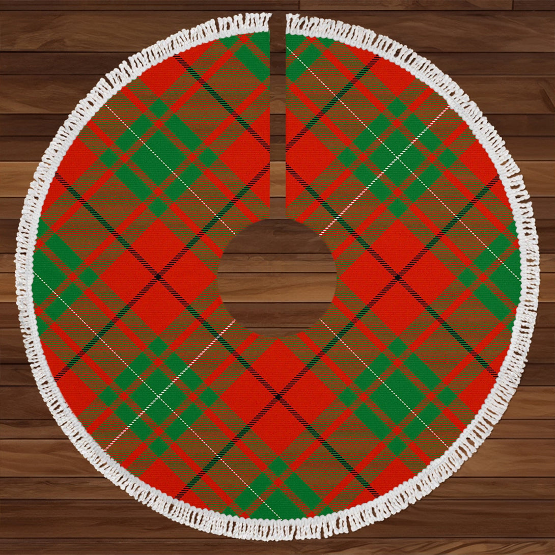 MacAulay Ancient Clan Badge Tartan Christmas Tree Skirt