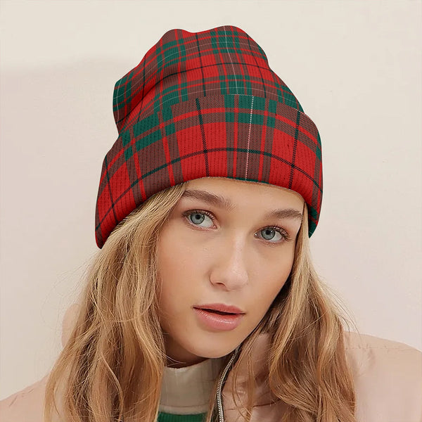 MacAulay Modern Clan Badge Tartan Knitted Beanie