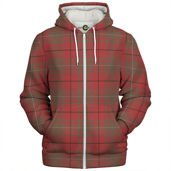 MacAulay Weathered Clan Badge Tartan Sherpa Hoodie