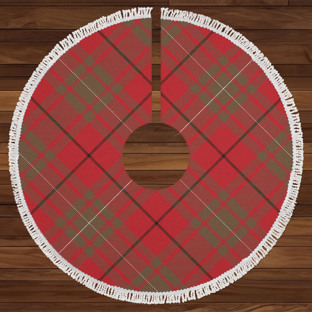 MacAulay Weathered Clan Badge Tartan Christmas Tree Skirt