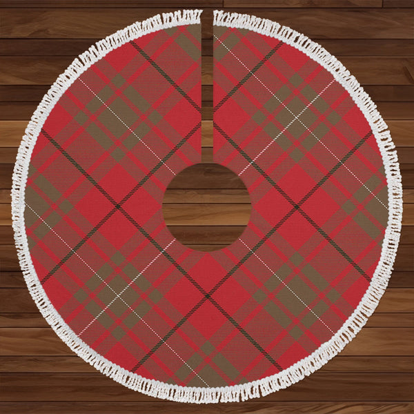 MacAulay Weathered Clan Badge Tartan Christmas Tree Skirt