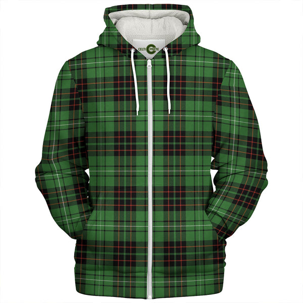 MacAulay of Lewis Ancient Clan Badge Tartan Sherpa Hoodie