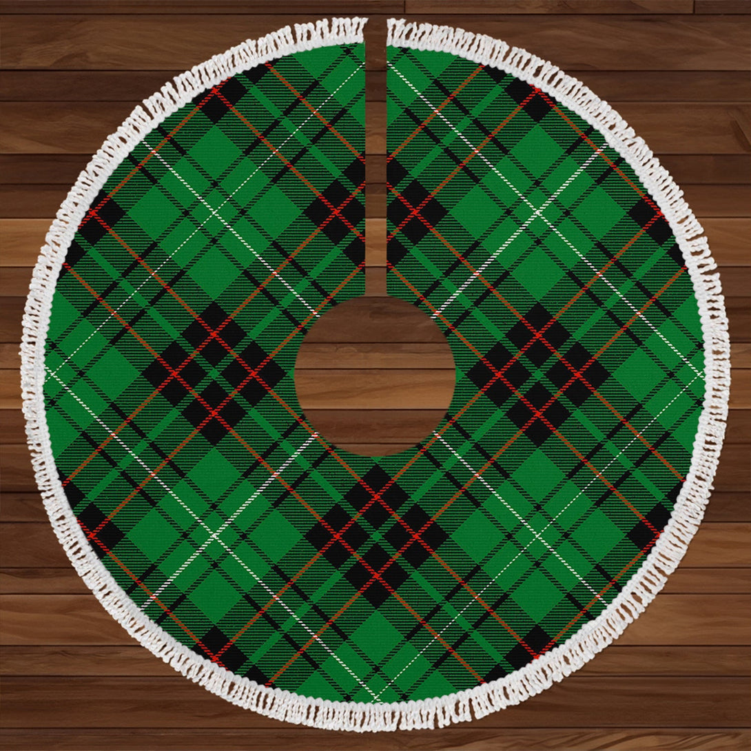 MacAulay of Lewis Ancient Clan Badge Tartan Christmas Tree Skirt