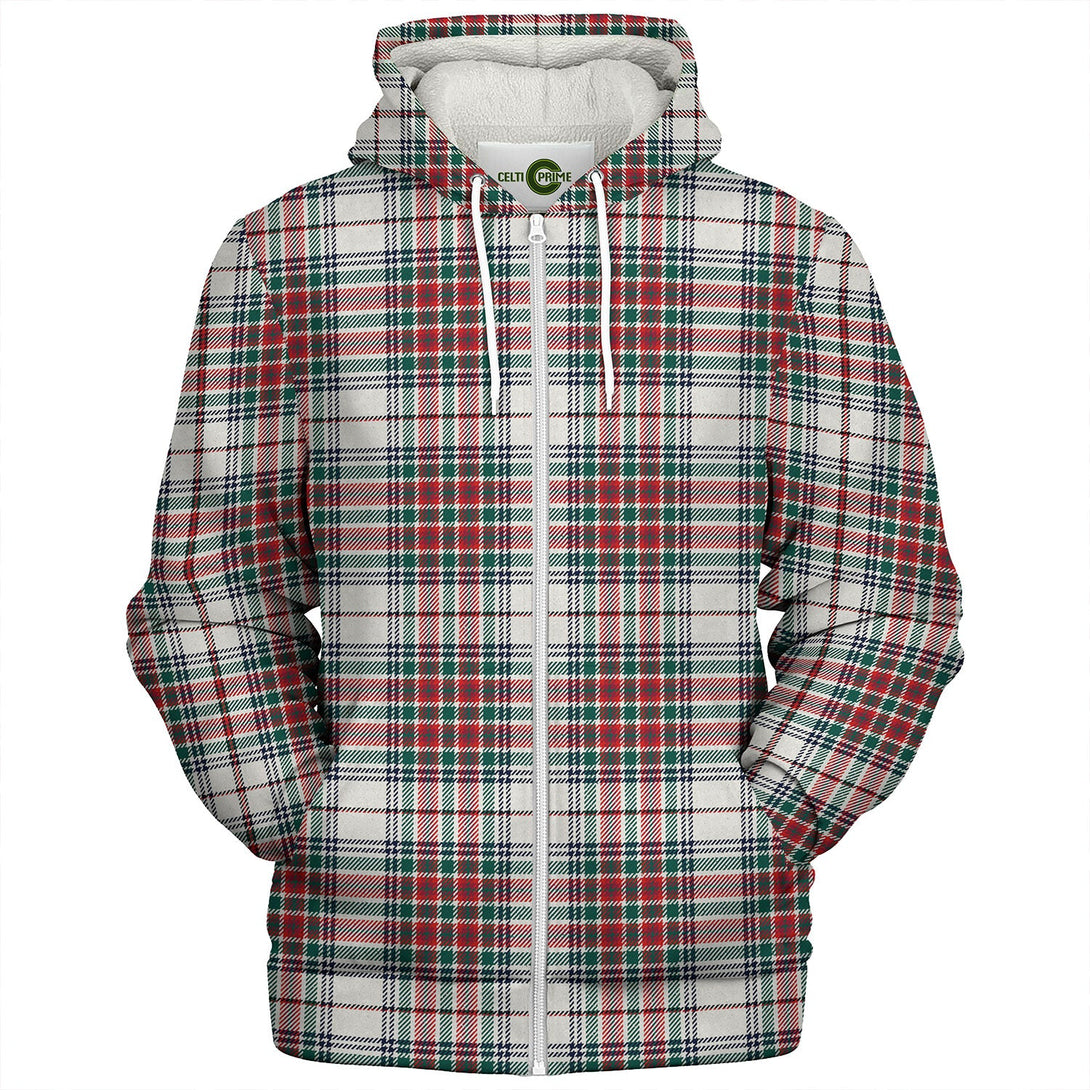 MacBean Dress Modern Tartan Sherpa Hoodie