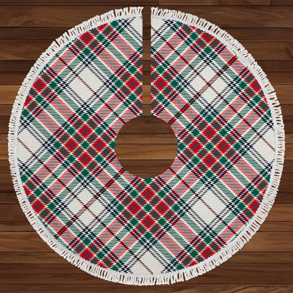 MacBean Dress Modern Tartan Christmas Tree Skirt