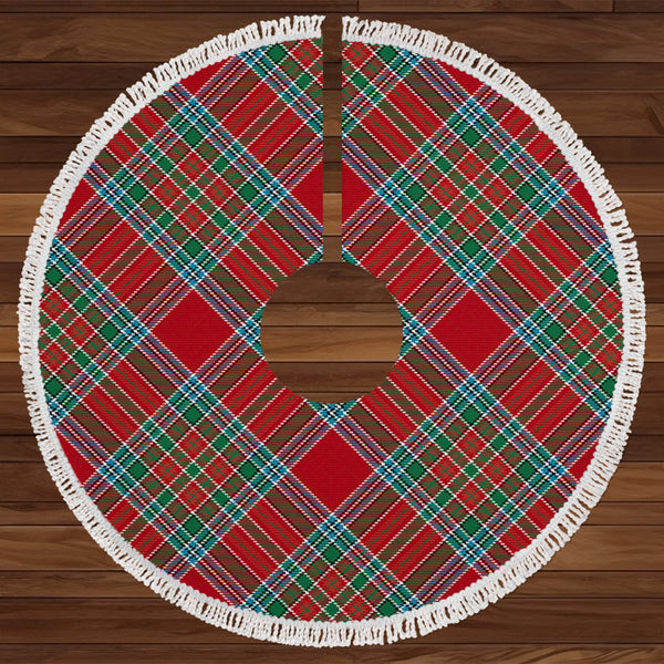 MacBean Lord Lyon version (MacBain Lord Lyon version) Modern Tartan Christmas Tree Skirt