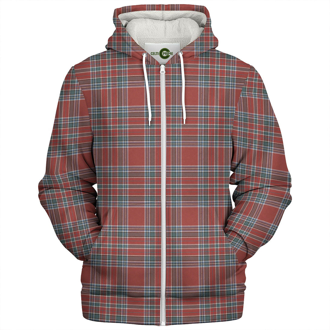 MacBean Lord Lyon version (MacBain Lord Lyon version) Weathered Tartan Sherpa Hoodie