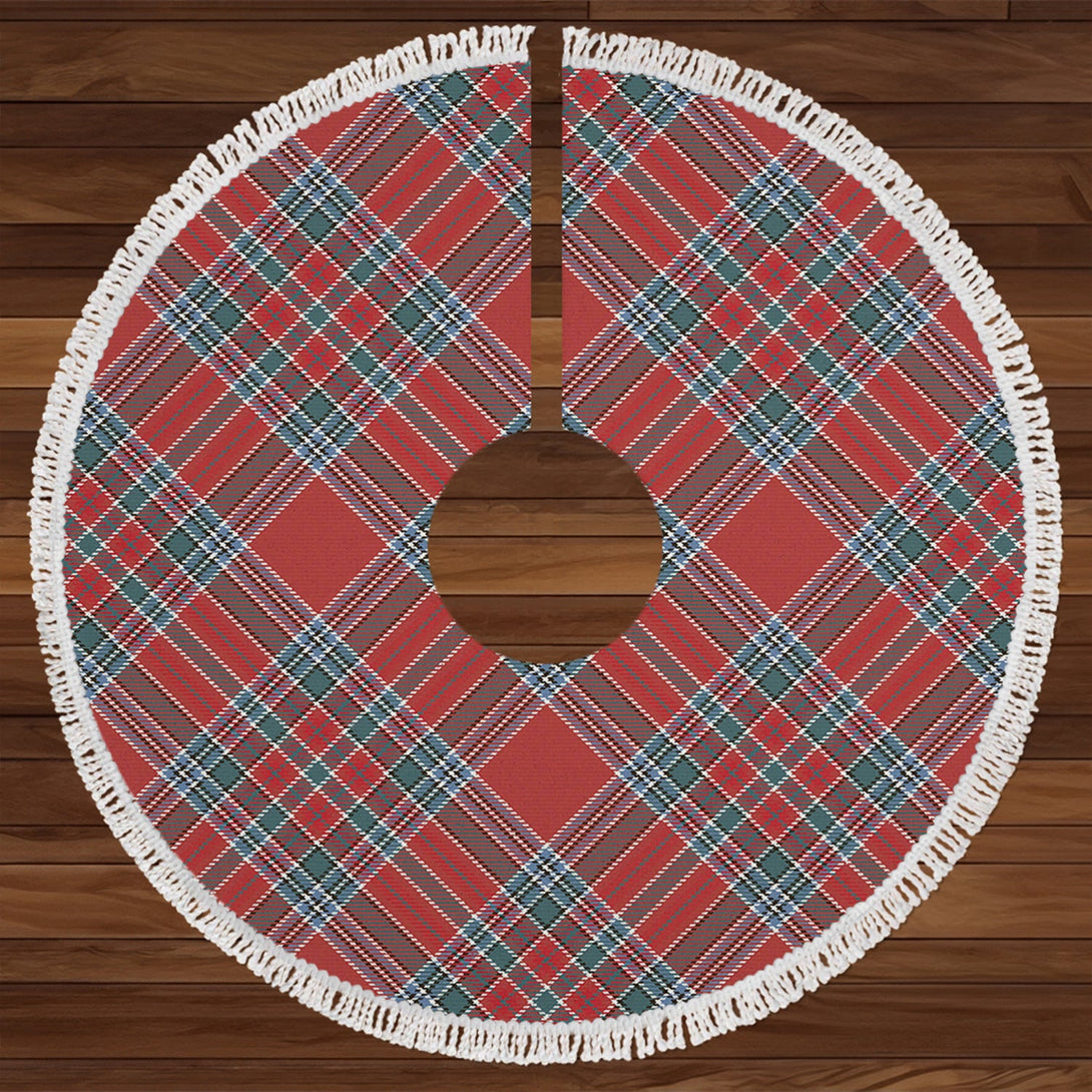 MacBean Lord Lyon version (MacBain Lord Lyon version) Weathered Tartan Christmas Tree Skirt