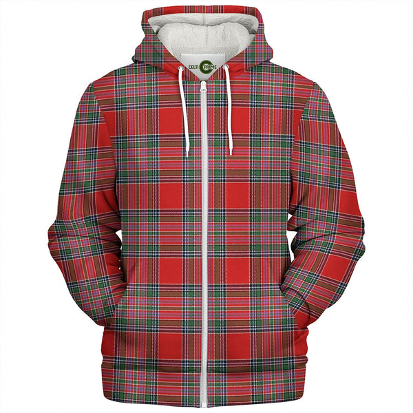 MacBean Modern Tartan Sherpa Hoodie