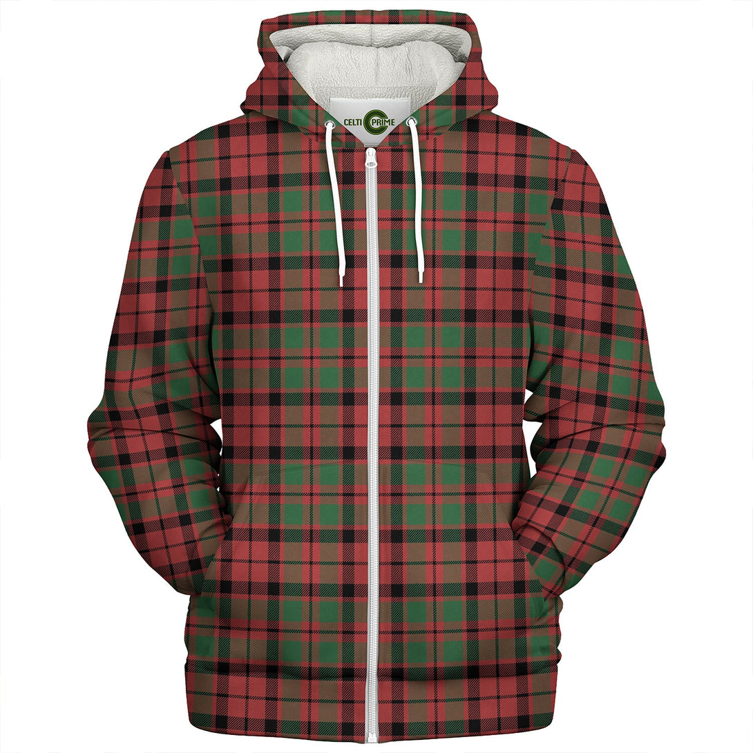 MacBean of Tomatin (MacBain of Tomatin) Ancient Clan Badge Tartan Sherpa Hoodie