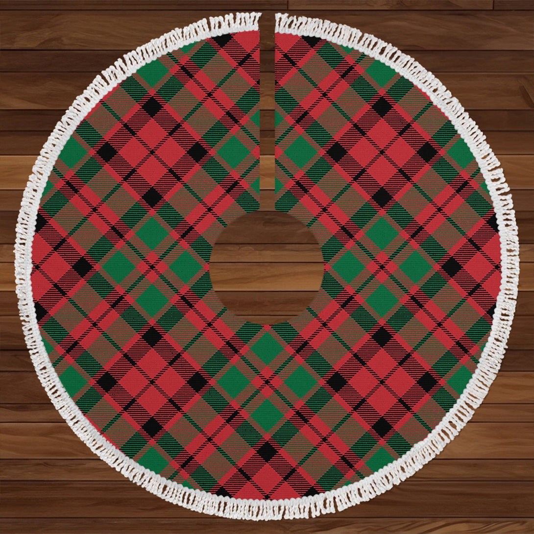 MacBean of Tomatin (MacBain of Tomatin) Ancient Clan Badge Tartan Christmas Tree Skirt