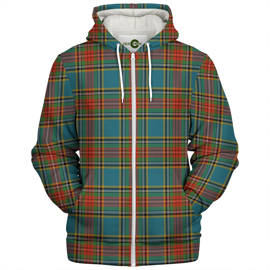 MacBeth Ancient Clan Badge Tartan Sherpa Hoodie