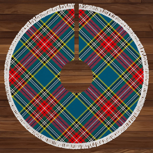 MacBeth Pleasanton Modern Tartan Christmas Tree Skirt