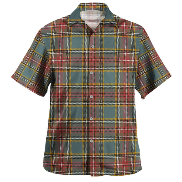 MacBeth  2 Weathered Tartan Hawaiian Shirt