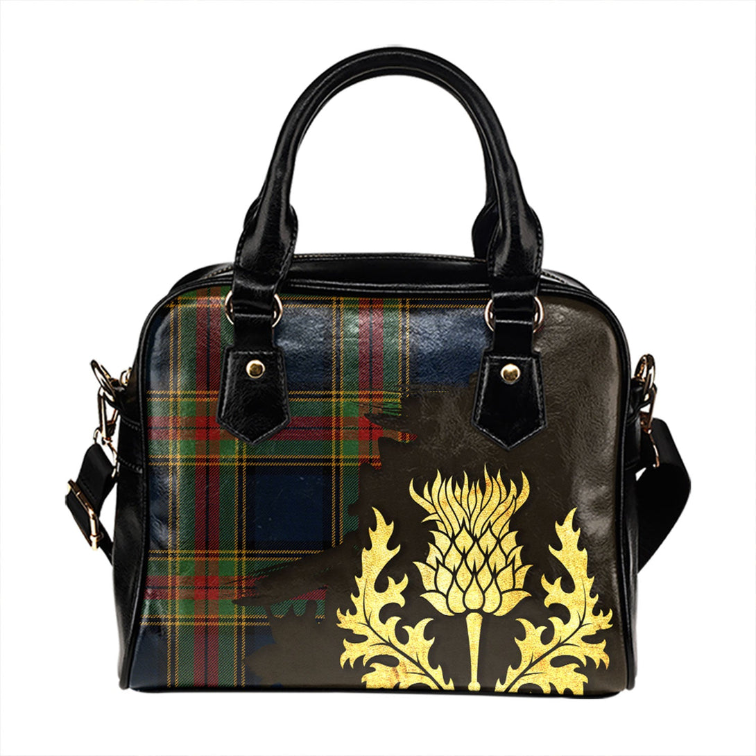 MacBeth 3 Modern Tartan Shoulder Handbag Thistle Oldest Style