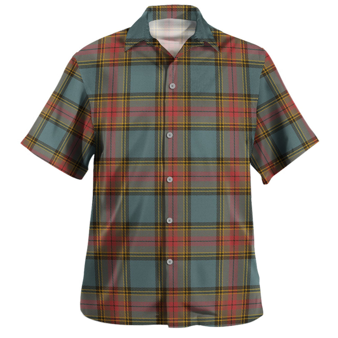 MacBeth 3 Weathered Tartan Hawaiian Shirt