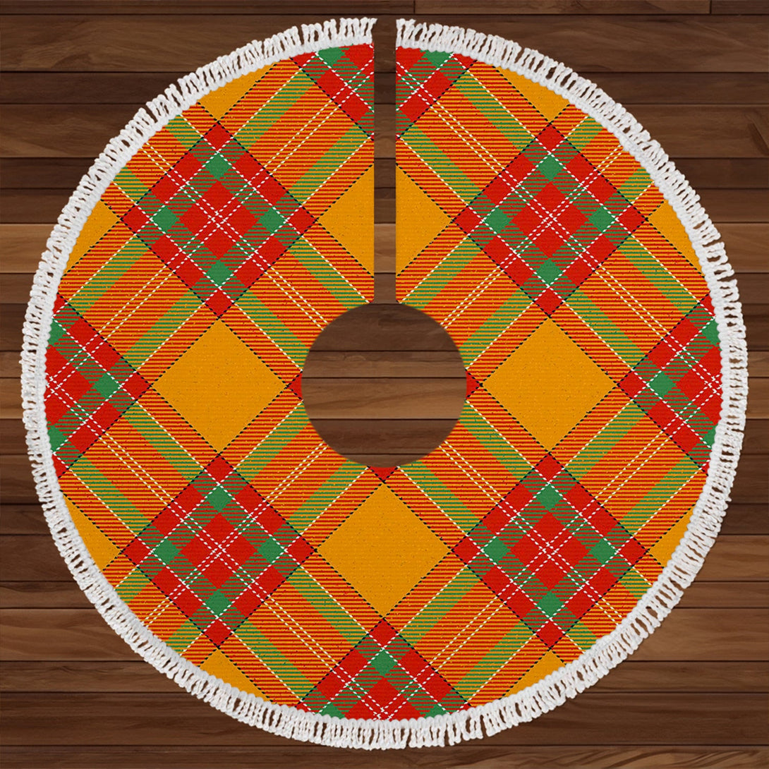 MacBrair Ancient Clan Badge Tartan Christmas Tree Skirt