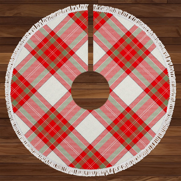 MacBrair Dress 2 Modern Tartan Christmas Tree Skirt