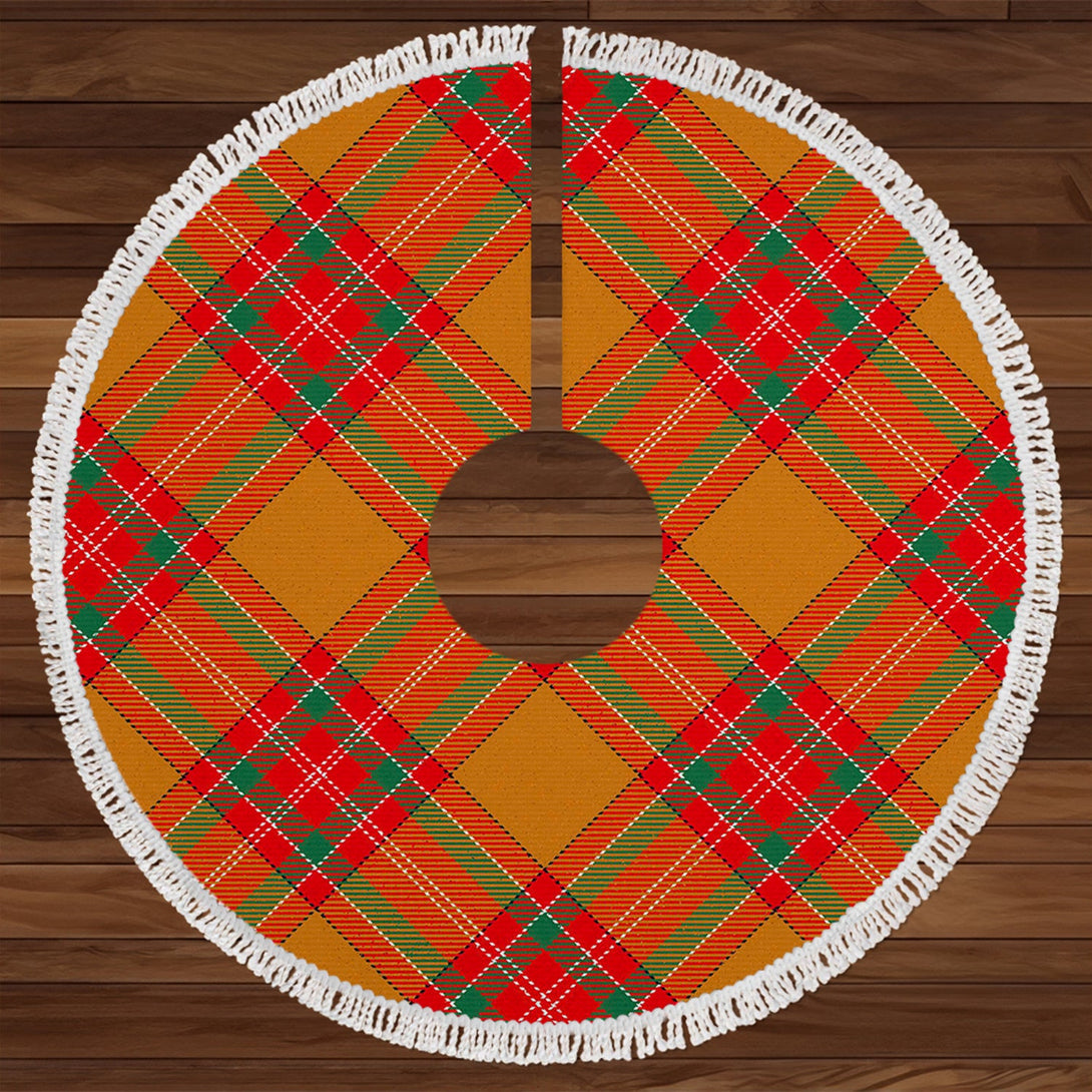 MacBrair Modern Tartan Christmas Tree Skirt