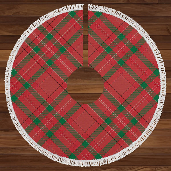 MacBrair 2 Ancient Tartan Christmas Tree Skirt