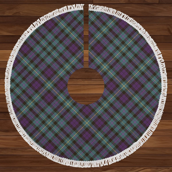 MacBride Weathered Clan Badge Tartan Christmas Tree Skirt