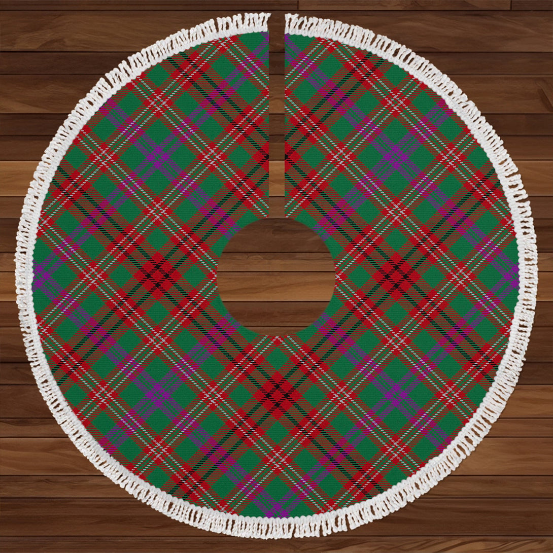 MacCall Modern Clan Badge Tartan Christmas Tree Skirt