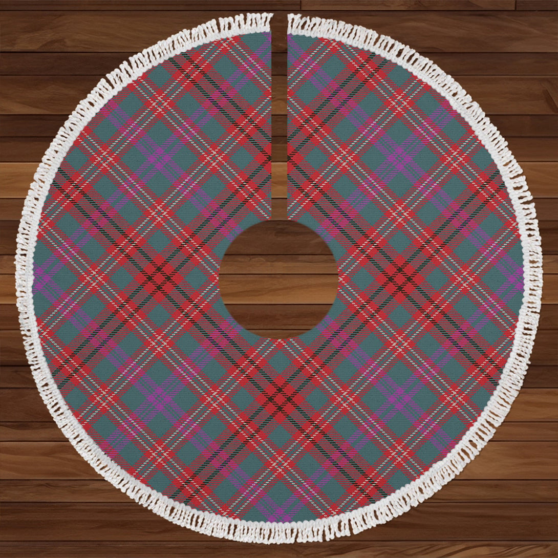 MacCall Weathered Clan Badge Tartan Christmas Tree Skirt