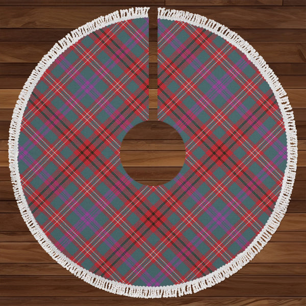 MacCall Weathered Clan Badge Tartan Christmas Tree Skirt