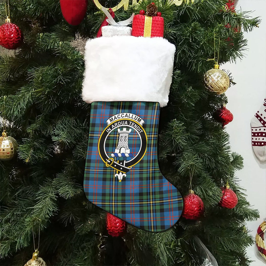 MacCallum of Berwick Ancient Clan Badge Tartan Christmas Stocking