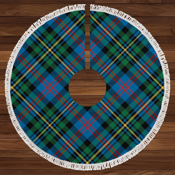 MacCallum of Berwick Ancient Clan Badge Tartan Christmas Tree Skirt