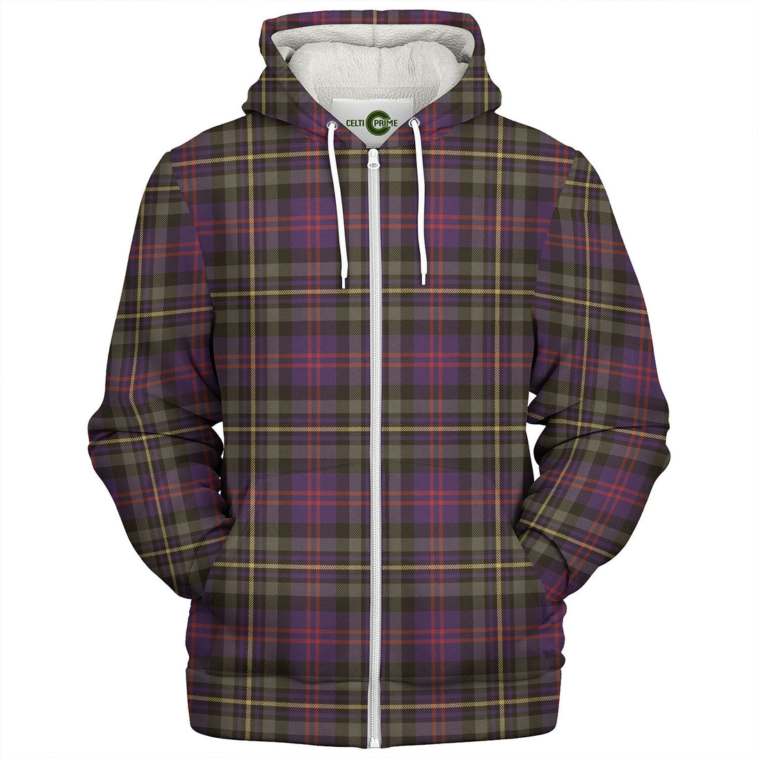 MacCallum of Berwick Weathered Tartan Sherpa Hoodie