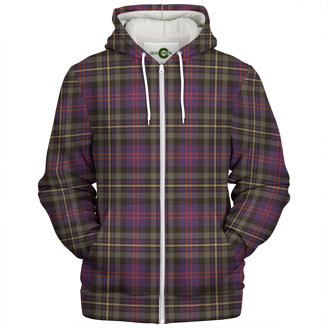 MacCallum of Berwick Weathered Clan Badge Tartan Sherpa Hoodie