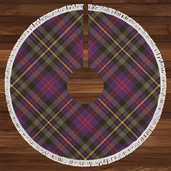 MacCallum of Berwick Weathered Clan Badge Tartan Christmas Tree Skirt