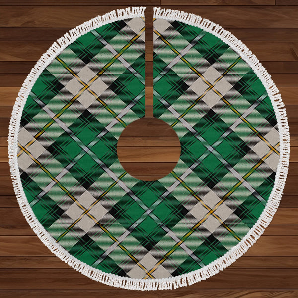 MacCandlish Green Arisaid Ancient Tartan Christmas Tree Skirt