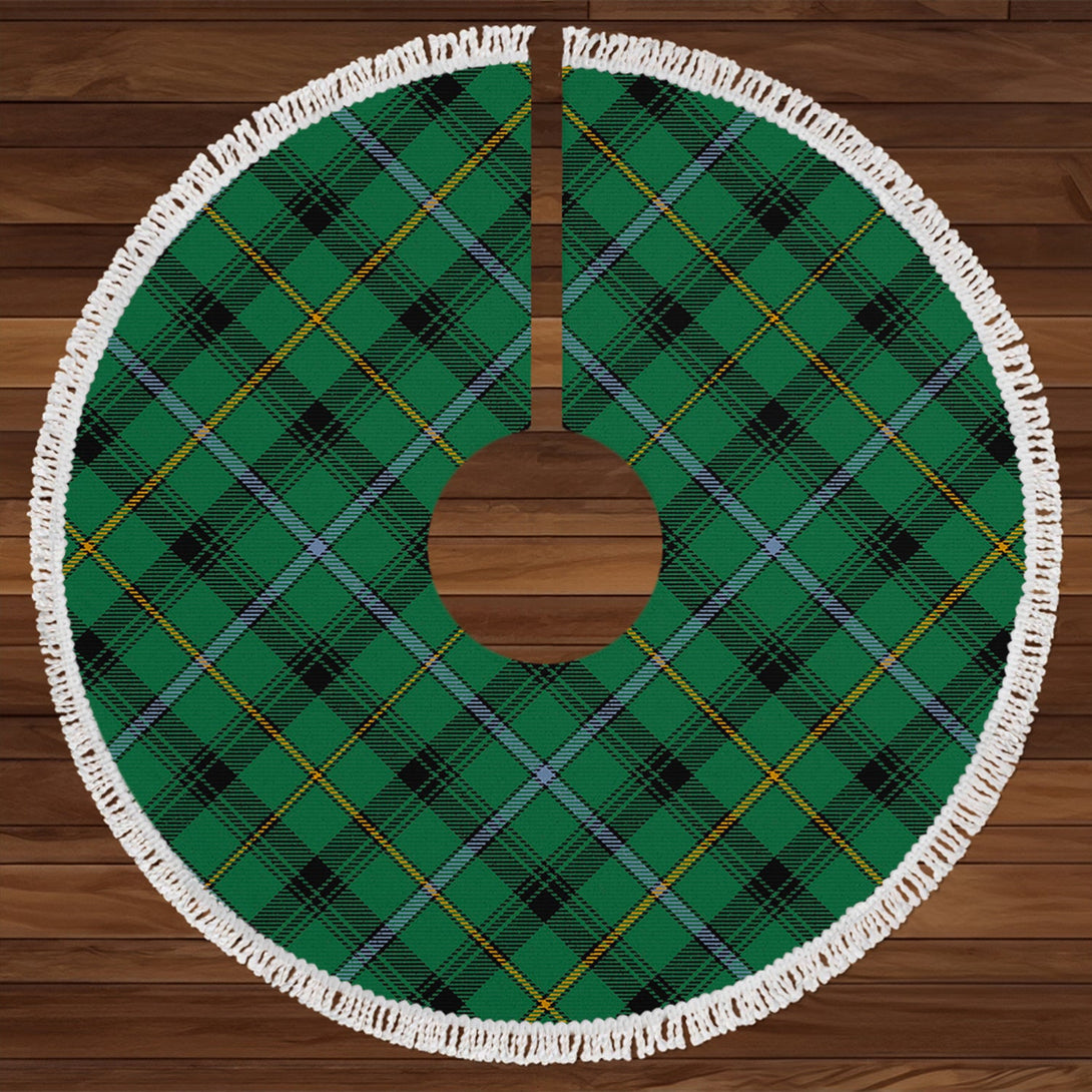 MacCandlish Green Hunting Ancient Tartan Christmas Tree Skirt