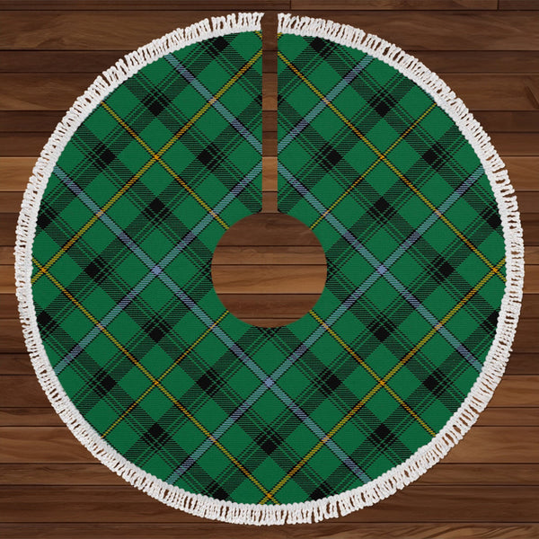 MacCandlish Green Hunting Ancient Tartan Christmas Tree Skirt