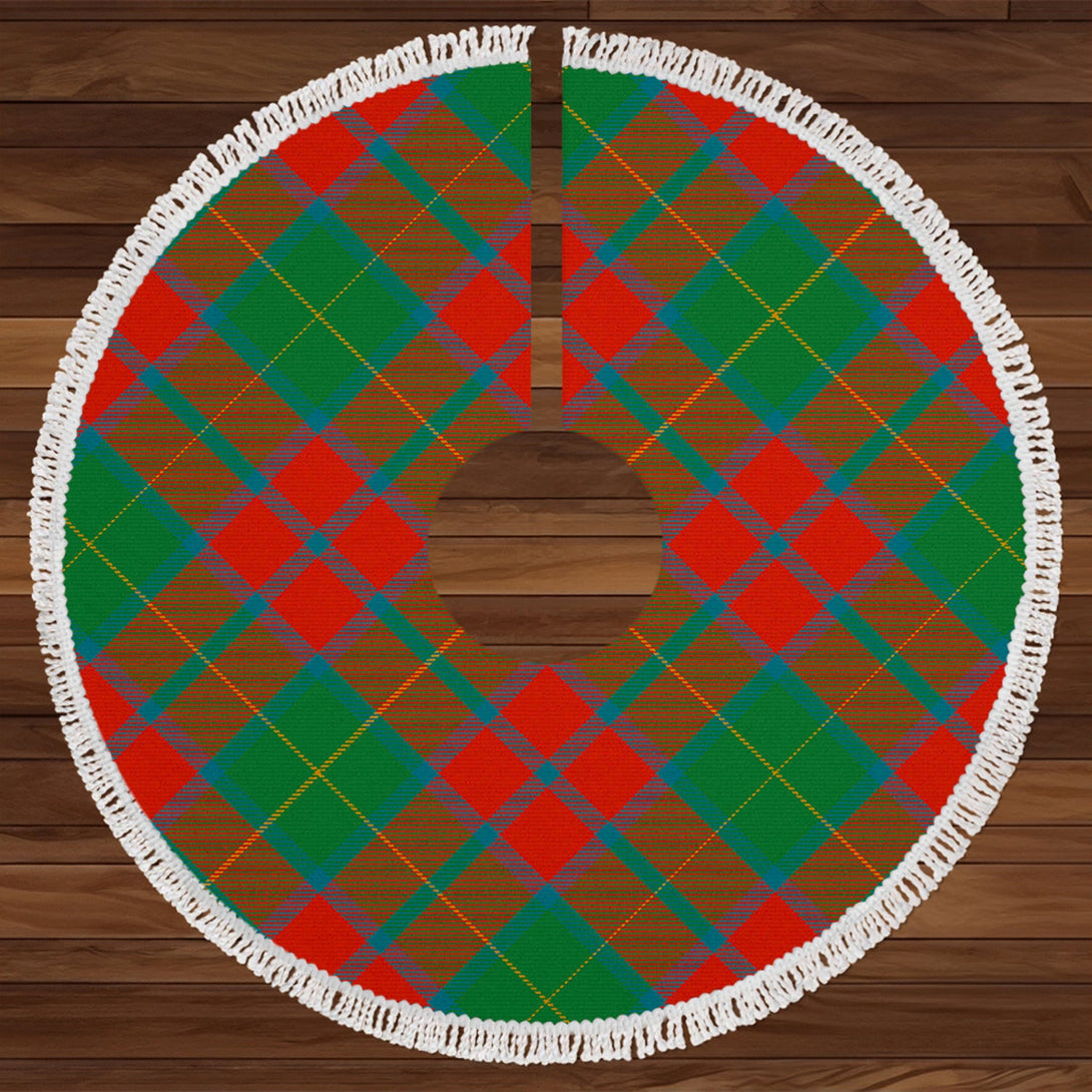 MacCarthy Old Modern Tartan Christmas Tree Skirt