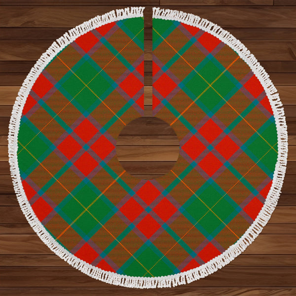 MacCarthy Old Modern Tartan Christmas Tree Skirt