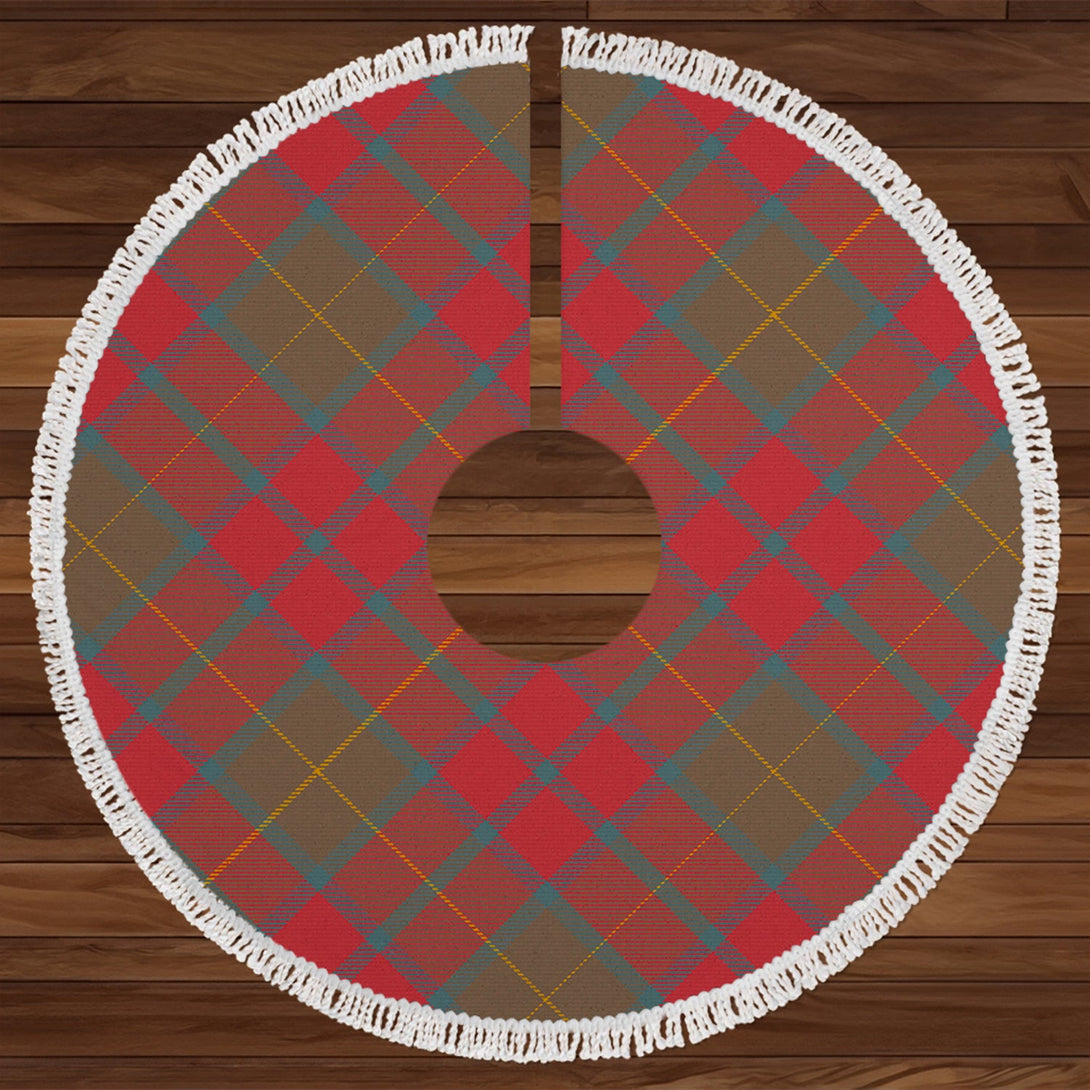 MacCarthy Old Weathered Tartan Christmas Tree Skirt