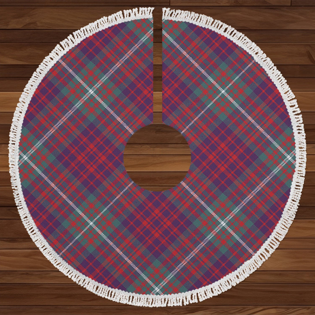 MacCaslin Weathered Tartan Christmas Tree Skirt