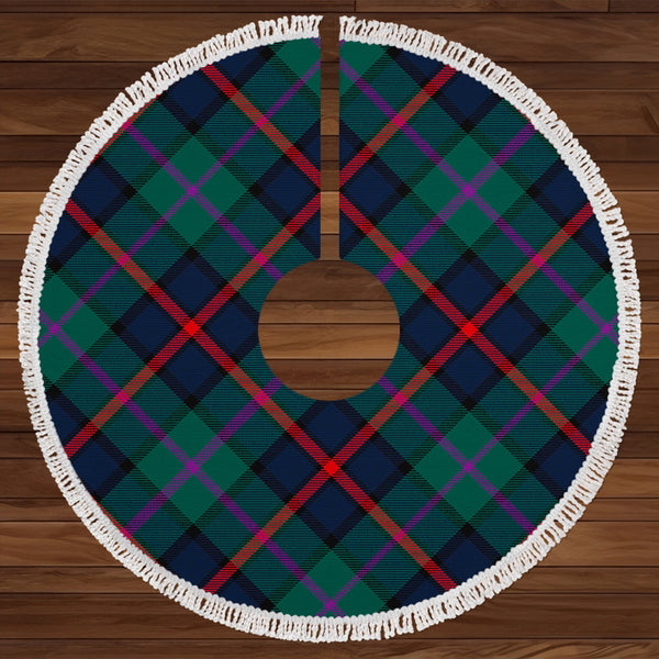 MacCaughan Modern Tartan Christmas Tree Skirt