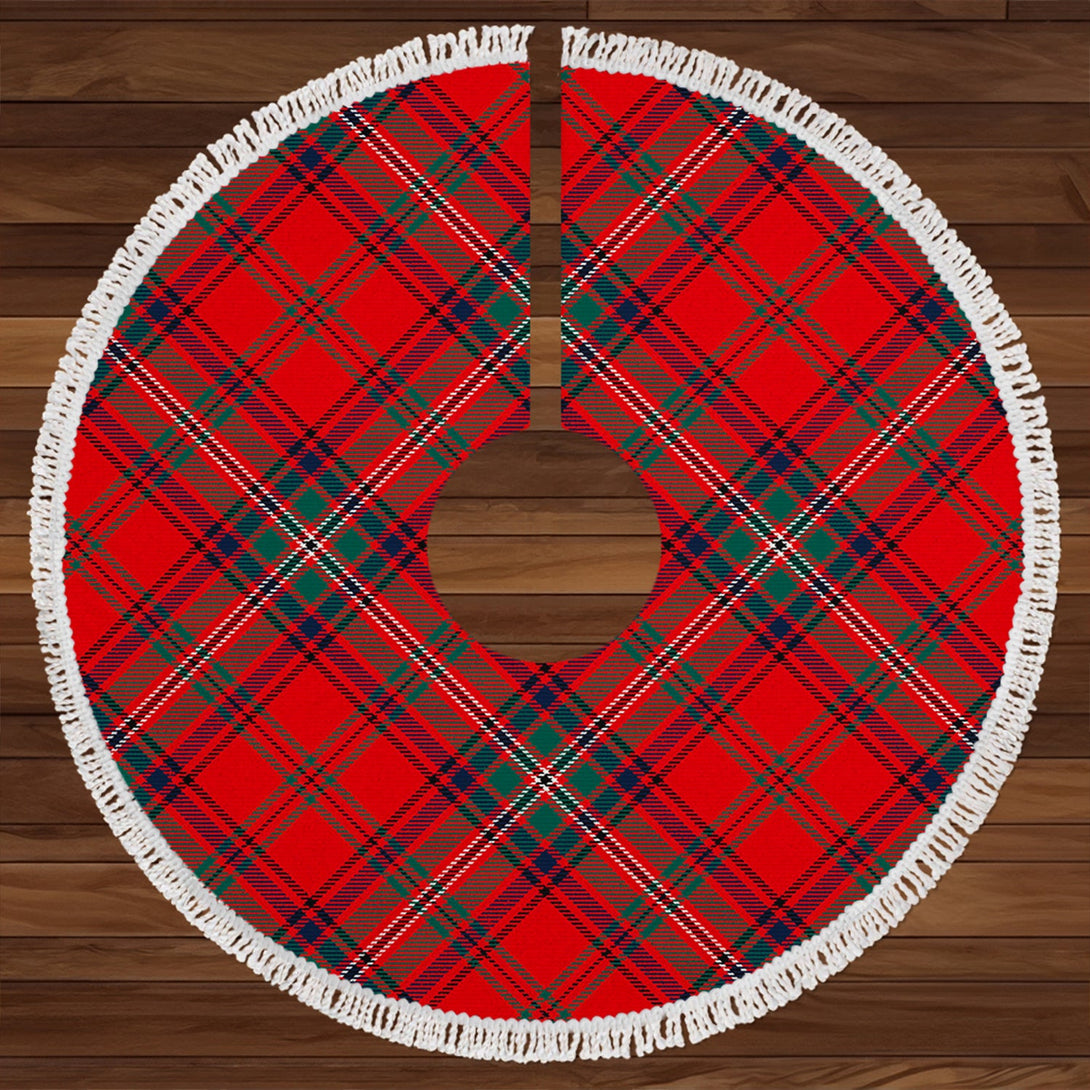 MacClure Modern Clan Badge Tartan Christmas Tree Skirt