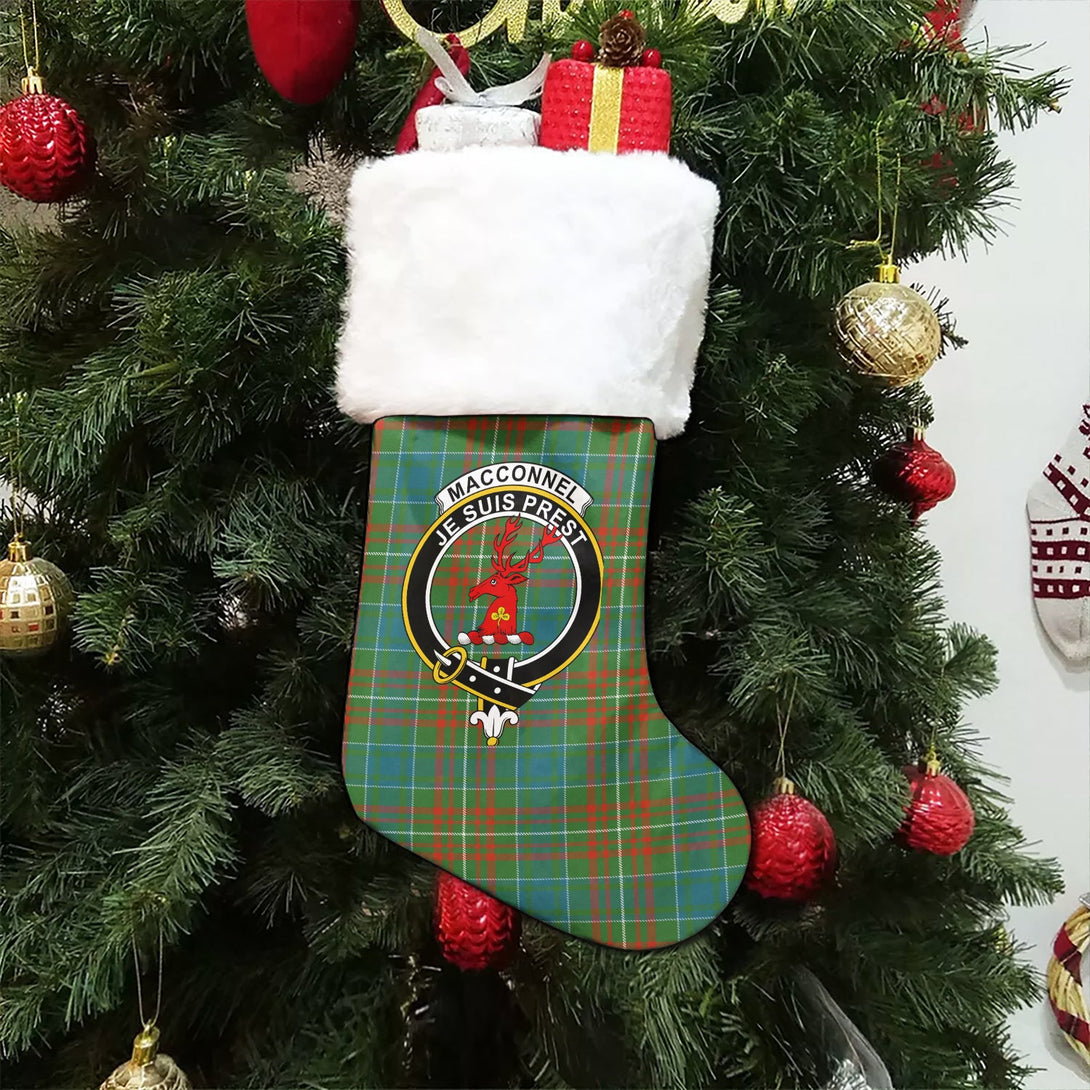 MacConnell Ancient Clan Badge Tartan Christmas Stocking