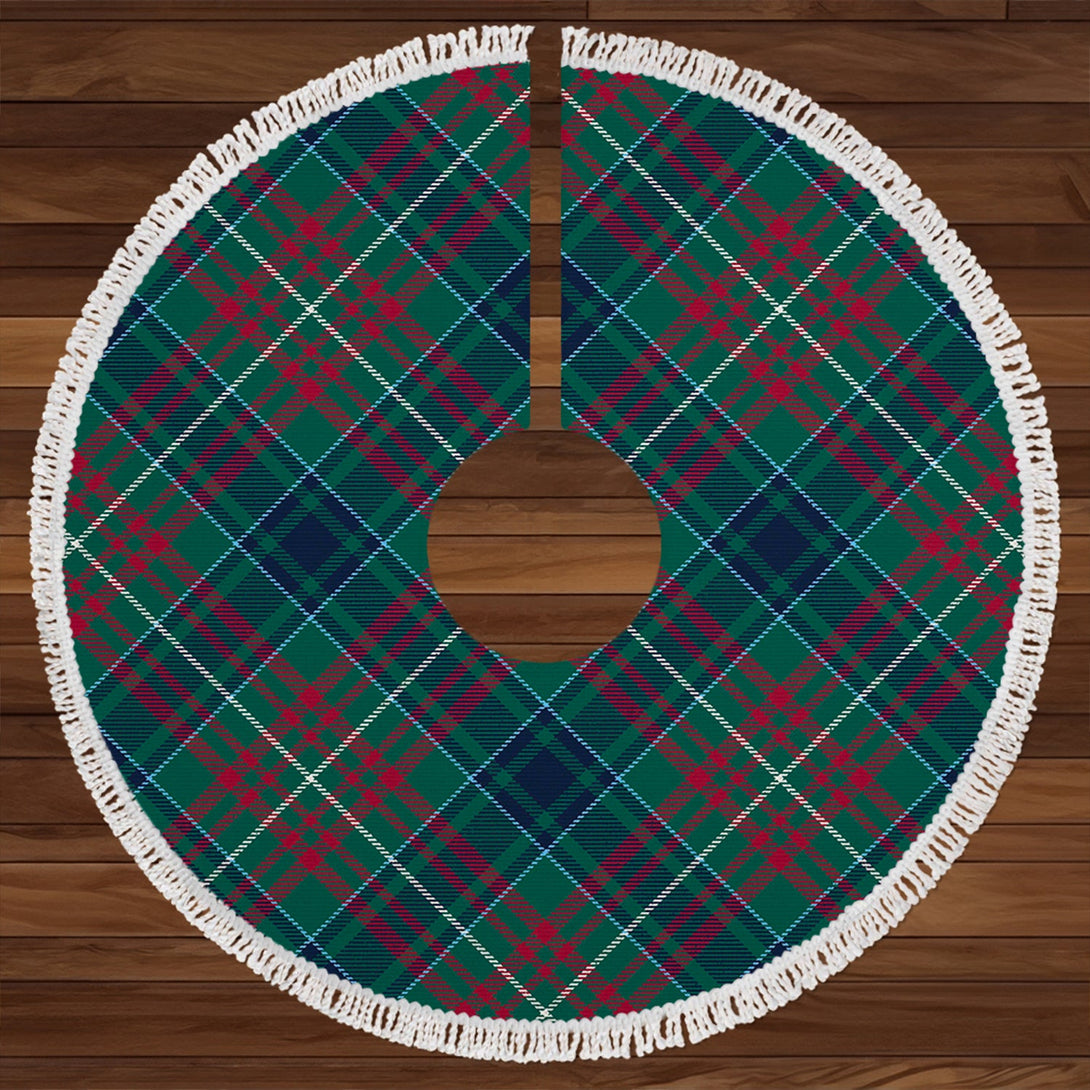 MacConnell Modern Clan Badge Tartan Christmas Tree Skirt