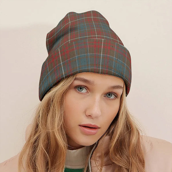 MacConnell Weathered Clan Badge Tartan Knitted Beanie