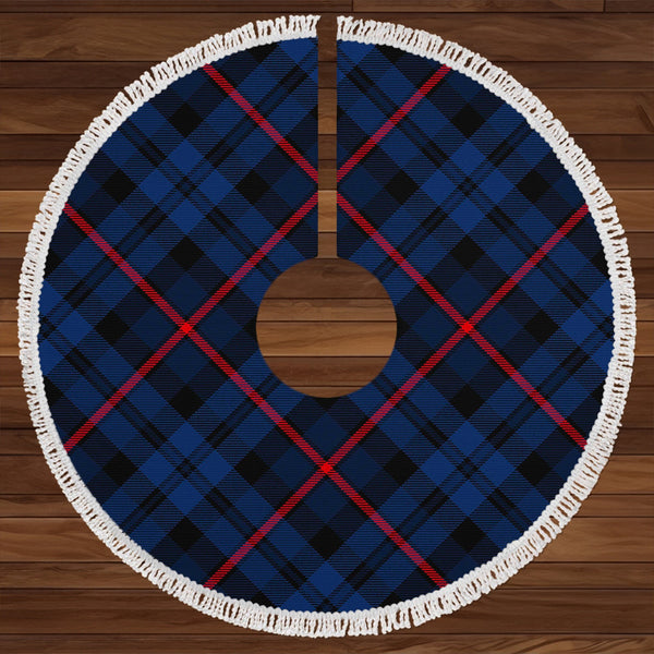 MacCorquodale Modern Clan Badge Tartan Christmas Tree Skirt