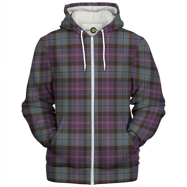 MacCraig Weathered Tartan Sherpa Hoodie