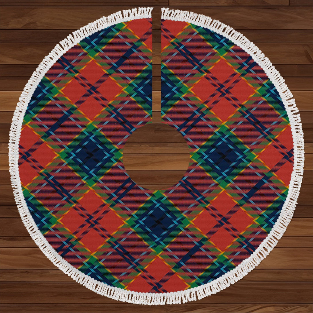 MacCreary Modern Tartan Christmas Tree Skirt