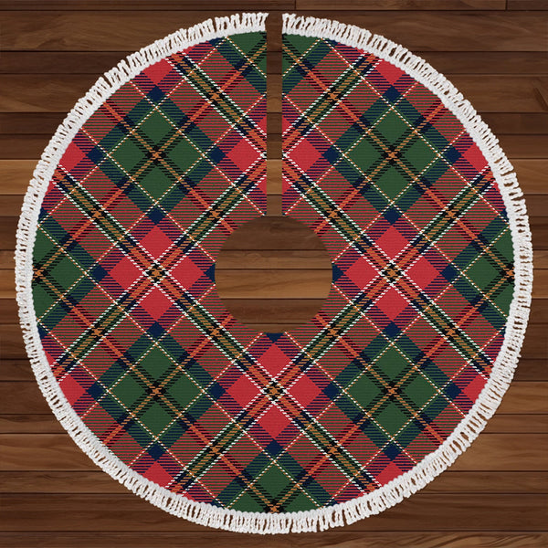 MacCulloch Ancient Clan Badge Tartan Christmas Tree Skirt