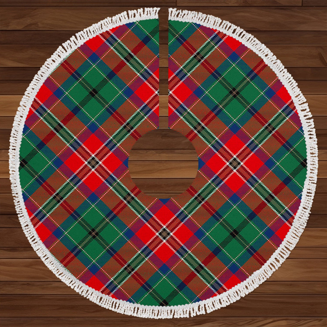 MacCulloch Modern Clan Badge Tartan Christmas Tree Skirt